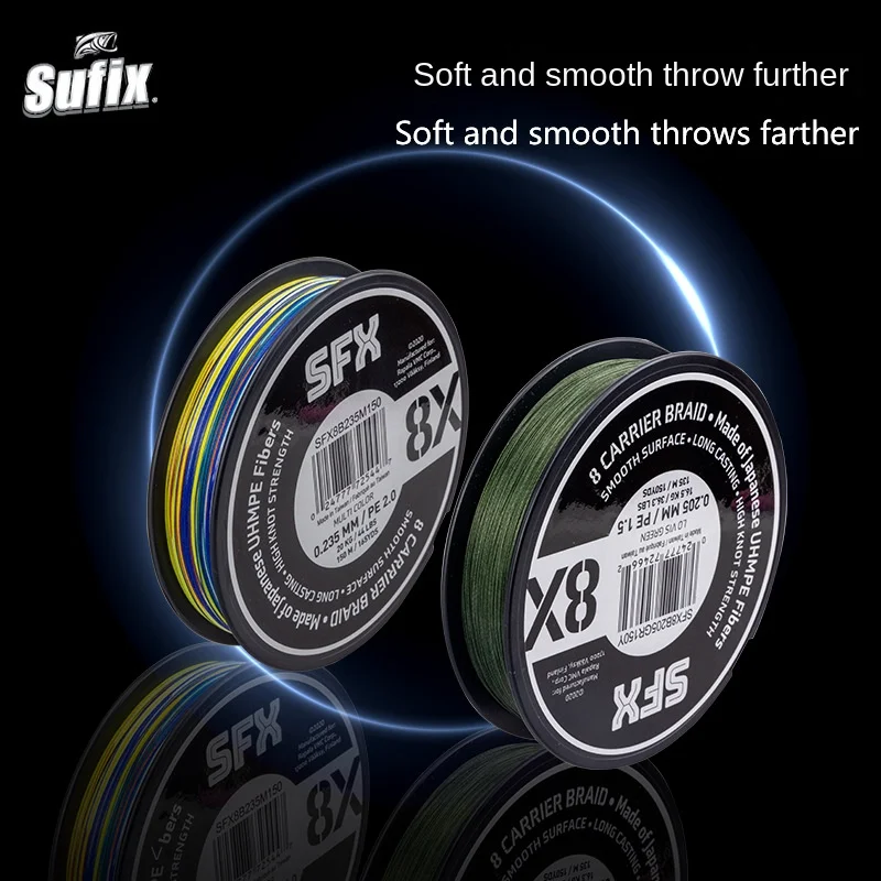 Japan SF.X 8X Super Strong Line Raw Silk 8 Braided Tensile Luya Investment PE Line Fishing