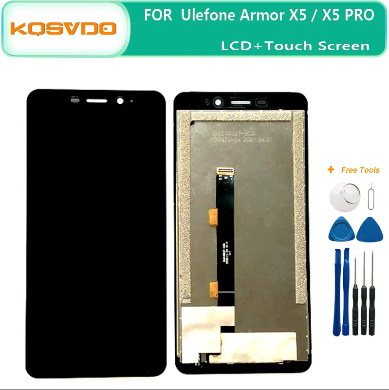 Оригинальная планшетофон для Ulefone Armor X5 / X5 PRO 100%, новый дисплей 5,5 дюйма x5pro + 1440x72 0, сенсорный ЖК-дисплей