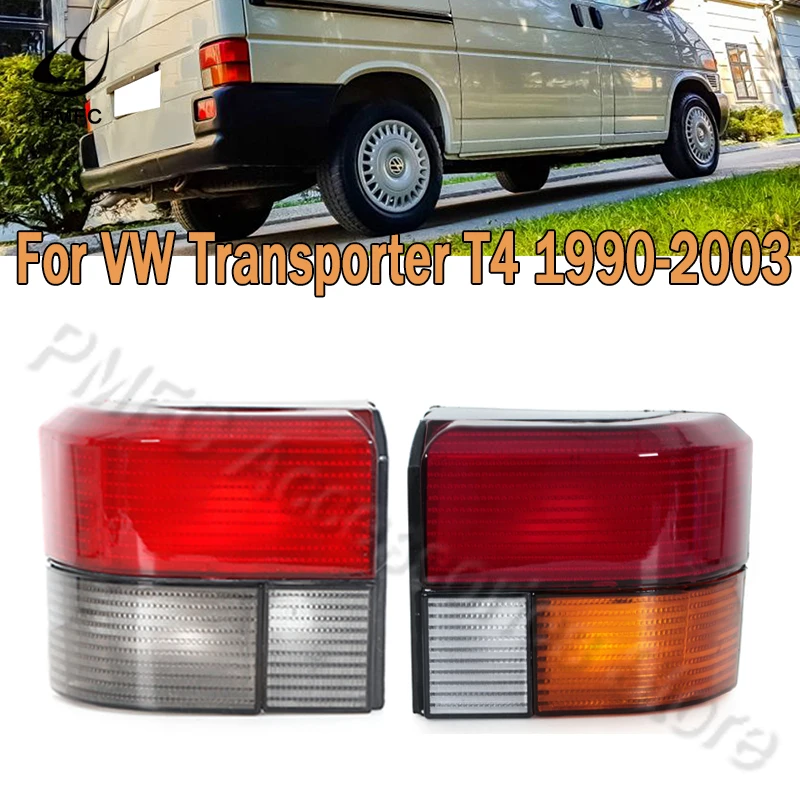 PMFC For Volkswagen Caravelle T4/Transporter T4 1990-2003 Stop Brake Lamp Cover Housing Smoked Lens No Bulb Rear Tail light