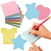 2-Book-Set Sticky Note Pads Stationery Paper Mixed Color Self-Adhesive School Office Message Supplies Accessories Decoration ZYF 1
