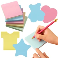 2-Book-Set Sticky Note Pads Stationery Paper Mixed Color Self-Adhesive School Office Message Supplies Accessories Decoration ZYF 1