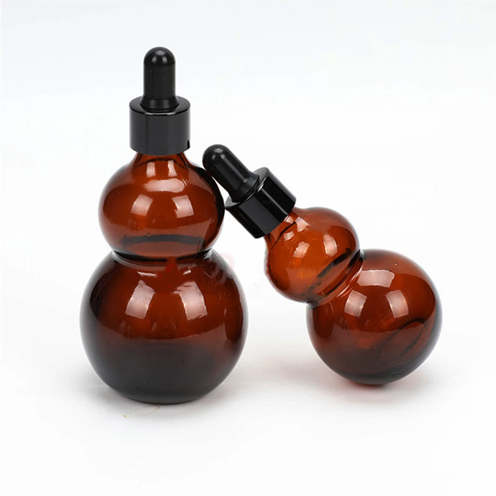 Heißer Verkauf 5 -100ml Bernstein Glas Dropper Flasche Gläser Fläschchen Mit Pipette Für Kosmetik Parfüm Ätherisches Öl Flaschen – Detail 4