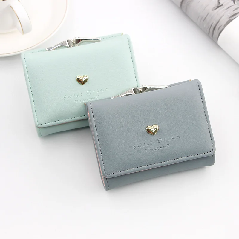 Laidan Girls Cute Tri-folded Wallet