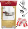 Midway Movie Theater-Style Popcorn Machine Maker with 8-Ounce Kettle - Red, Vintage-Style Countertop Popper 3