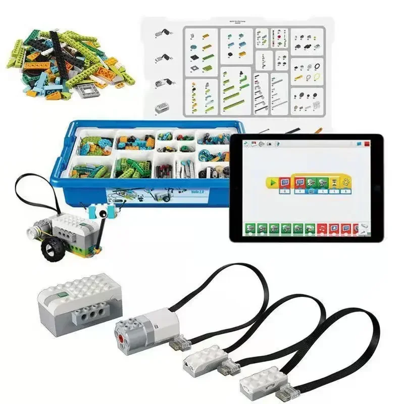 

NEW Technical WeDo 2.0 Robotics Construction Set Building Blocks Bricks Compatible with 45300 WeDo 3.0 Educational DIY Toys