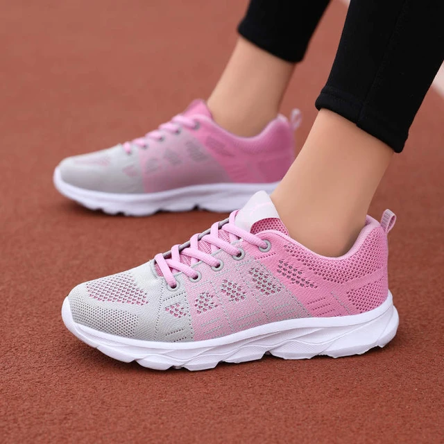 Zapatillas de deporte de otoño para mujer, venta al por mayor, zapatillas de correr con llama, zapatos deportivos camuflaje para mujer, marcas de tenis - AliExpress