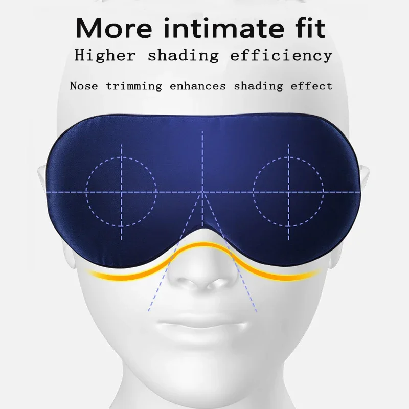 Luxurious Natural Mulberry Silk Sleep Mask - Ultra-Soft & Smooth Blindfold