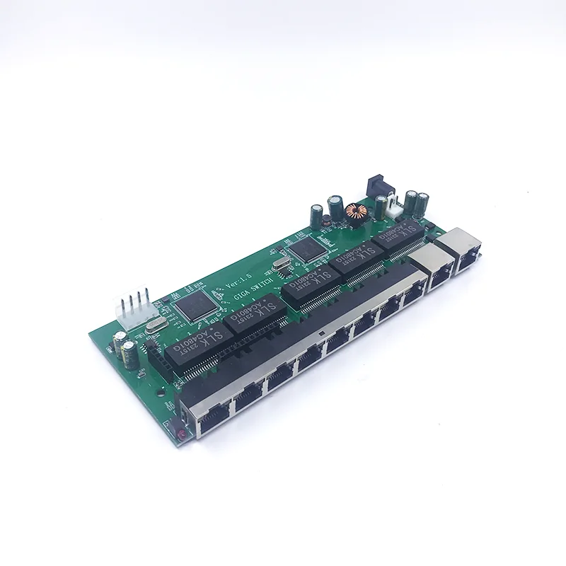 Interruptor Ethernet 802. 3at Af.8 Poe 802.3bt com Portas 1000m 48v 10 100 1000m Uplink Nvr - Imagem 6