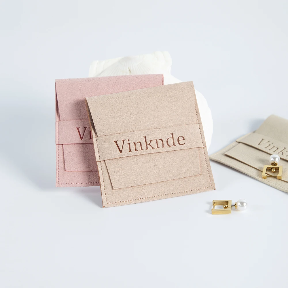 100 customize logo pink microfiber envelope jewelry gift bags small business wedding favors for guests bulk candy goodie bags 100Pcs Customize Logo Name Wedding Favors For Guests Bulk Candy Gift Bags Wholesale Microfiber Jewelry Packaging Envelope Pouch