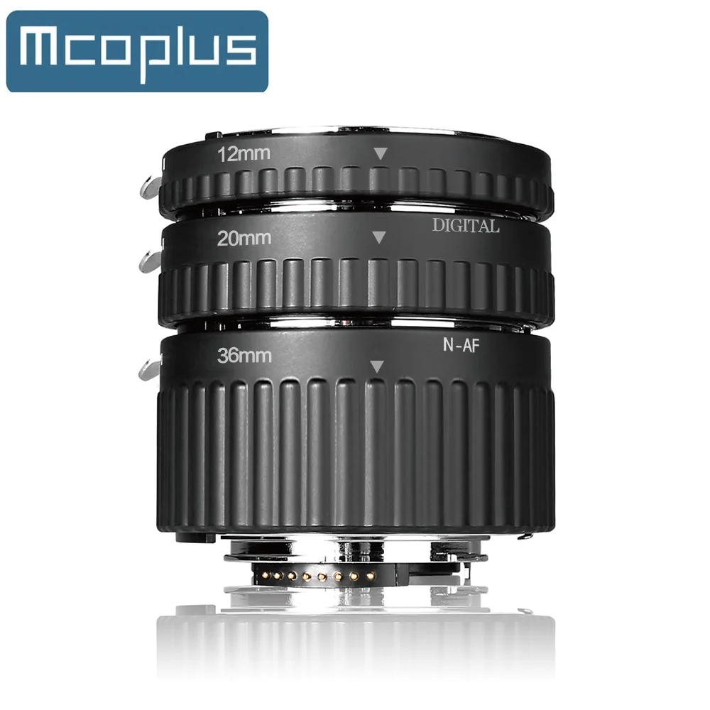 Mcoplus Metal Auto Focus Macro Extensão Anel Tubo para Nikon f Mount D5600 D5300 D5200 D5100 D5000 D3100 D3000 D800 D600 D300s - Image 3