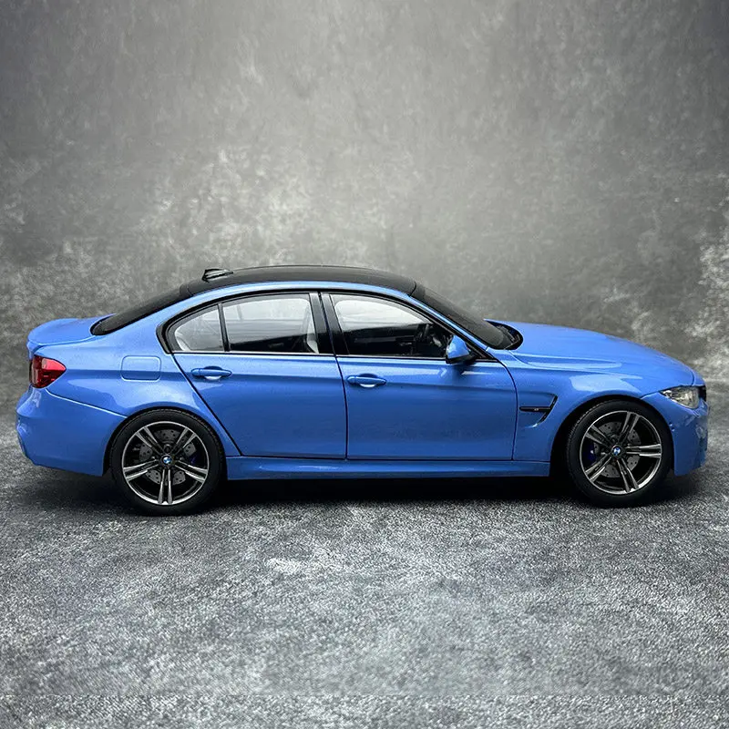 노레브 다이캐스트 모델 1/18 BMW M3 F80 자동차 모형 스태틱 디스플레이 휴일 선물 컬렉션