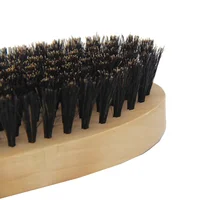 Brosse à barbe en bois pour hommes, peigne en bois naturel, poils de sanglier, moustache, voyage, vagues, cadeaux d'anniversaire, soins de la barbe 4
