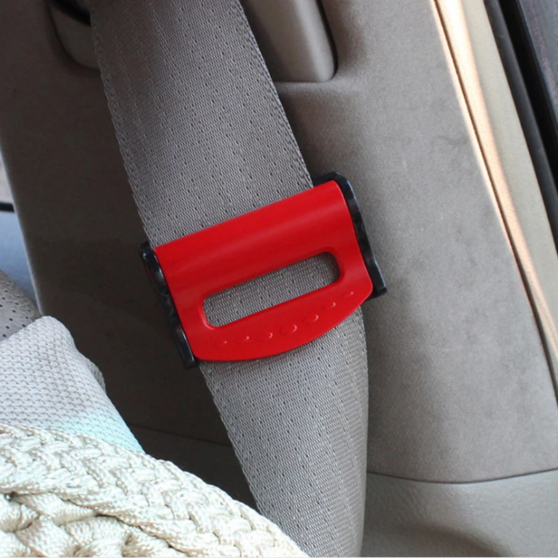 Universal Car Seat Belts Clips Safety Adjustable Auto Stopper Buckle Plastic Clip 4 Colors Interior Accessories Car-styling 2pcs