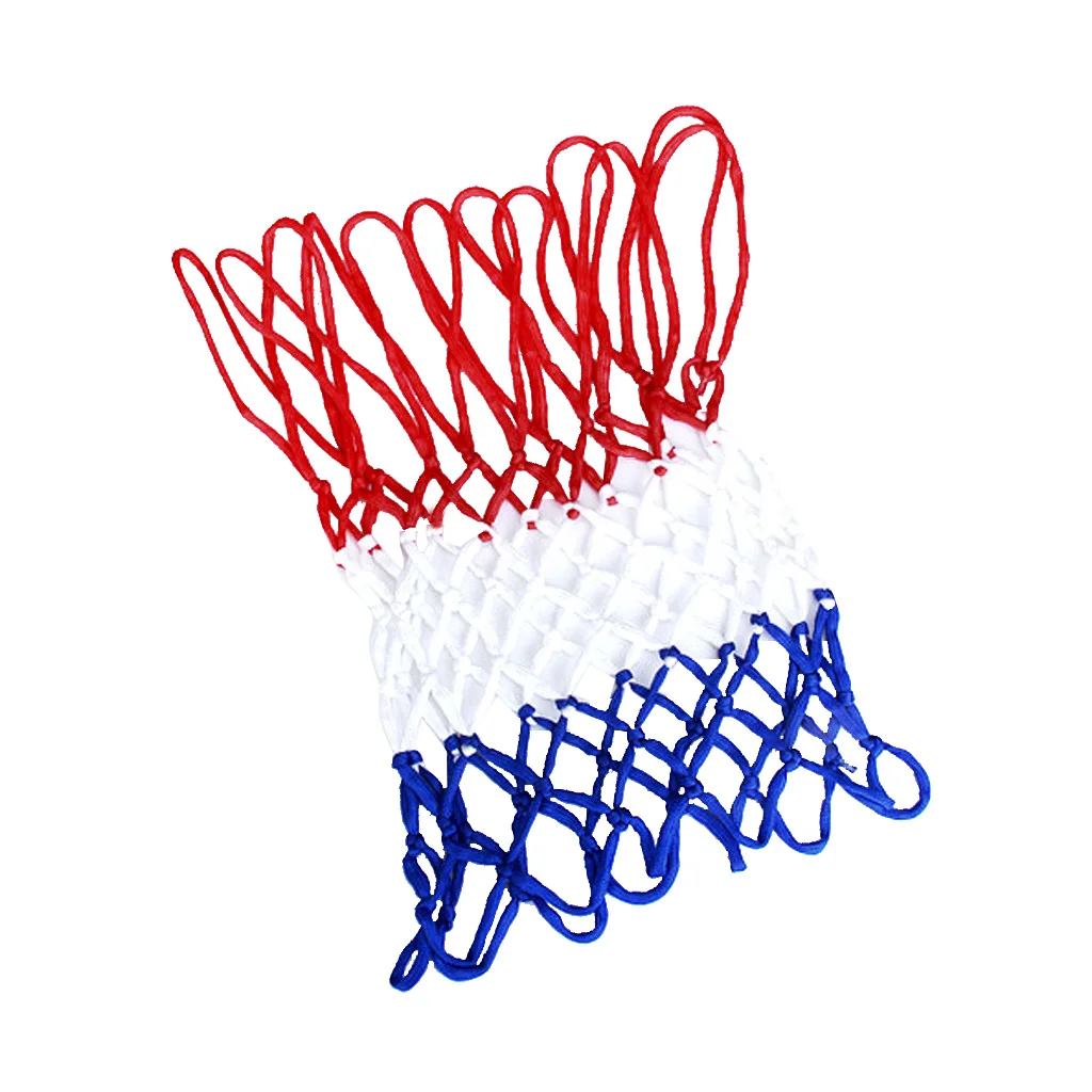 Basketball Net Basketball Net Red White & Blue 6mm Nylon Hoop Goal Rim STANDARD
