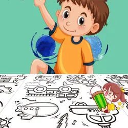 Christmas Gift Strong Coloring Children Coloring Paper Animal Theme Painting Paper Drawing Roll Graffiti Scroll