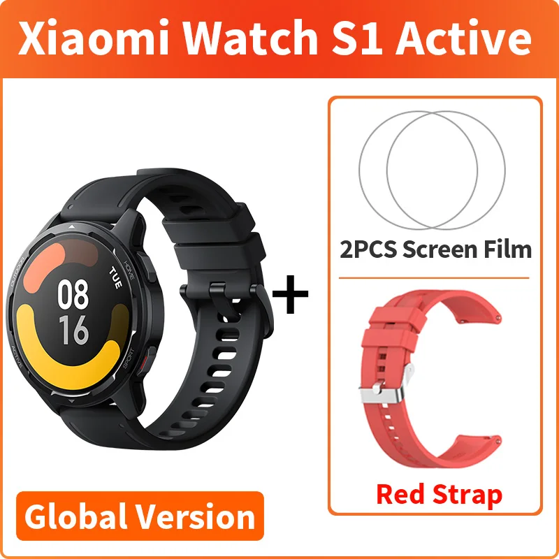 Xiaomi Watch S1 Active Global Version Smart Watch GPS Blood Oxygen 1.43" AMOLED Display Bluetooth 5.2 Phone Calls Mi SmartWatch 