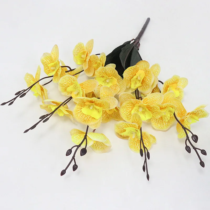 Elegant Silk Phalaenopsis Orchid Floral Arrangement - Perfect for Home Decor and Weddings