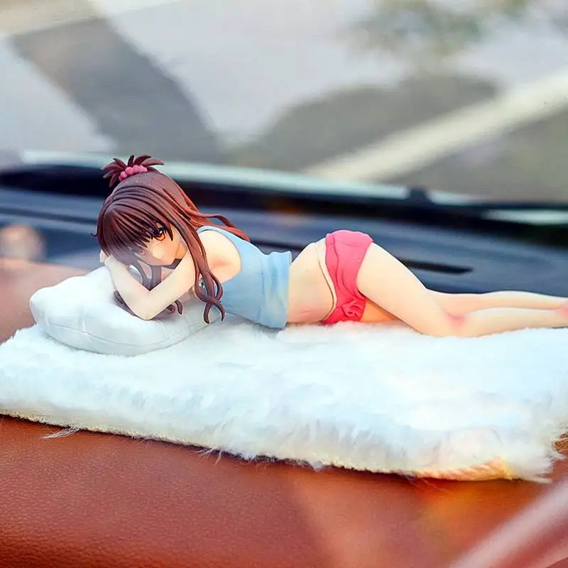섹시한 미칸 애니메이션 소녀 피규어 장식 PVC 자동차 장식품, 자동차 인테리어 액세서리 장식, 생일 선물