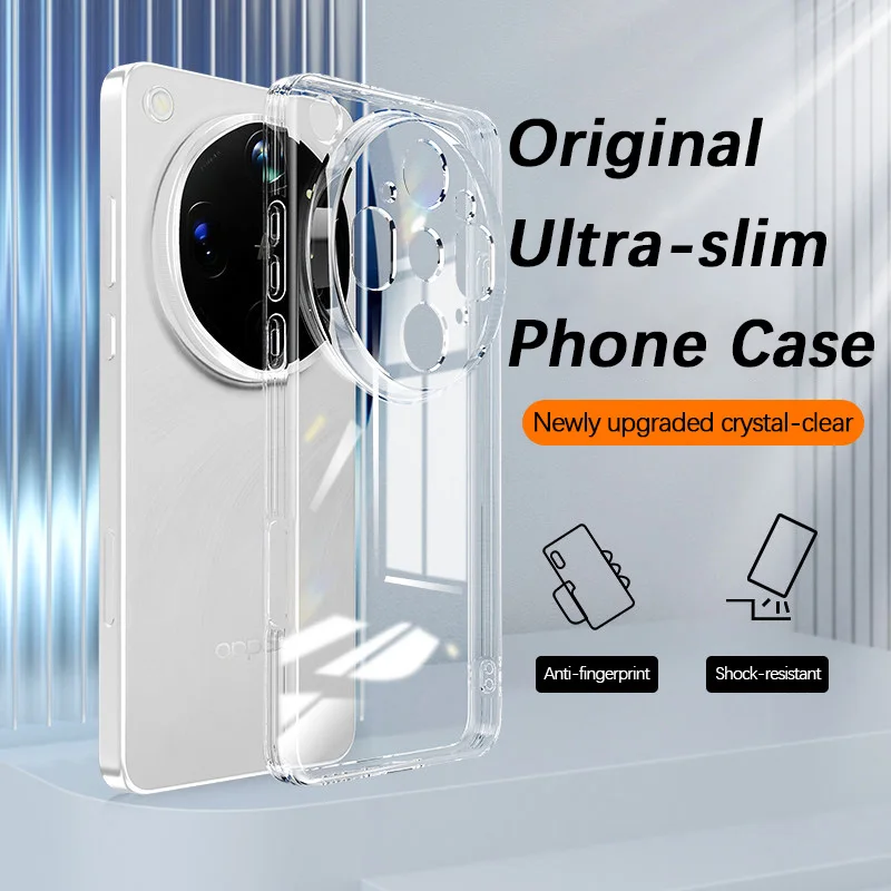 Ultra Thin Transparent Phone Case - Soft Clear TPU Lens Protective Back Cover