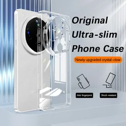 Ultra Thin Transparent Phone Case - Soft Clear TPU Lens Protective Back Cover for OPPO Find X9 Plus (Clear)