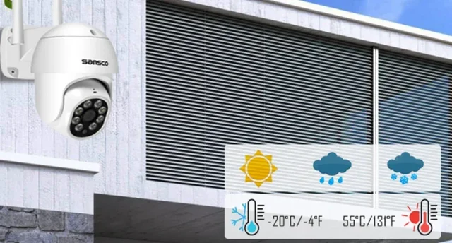 SANSCO 2K HD WiFi Security Camera System 1TB Hard Drive with Audio