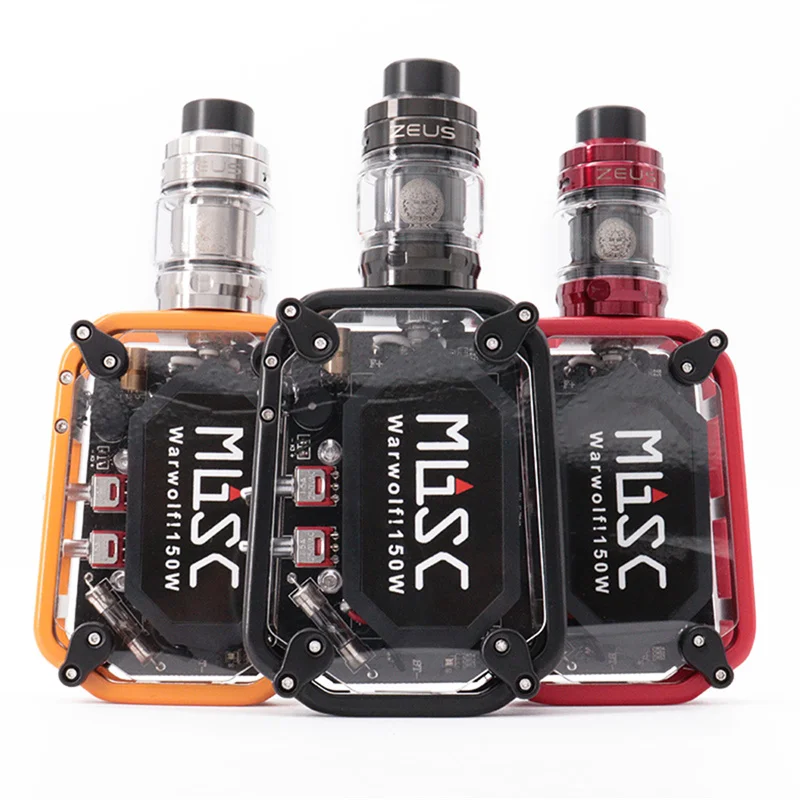 

Vape Smoke 150W Box Mod with Zeus Sub Ohm RTA Starter Kits 3.5ml/5ml Capacity Atomizer 3500mAh Battery Laser E-cigarette Vapor