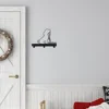 1pc Iron Crafts, Dog Lead/Leash Key Coat Door Towel Hanger Holder Rack Key Hook - DOG WITH LEAD, Wall hanging，Wall-mounted，Hooks 6
