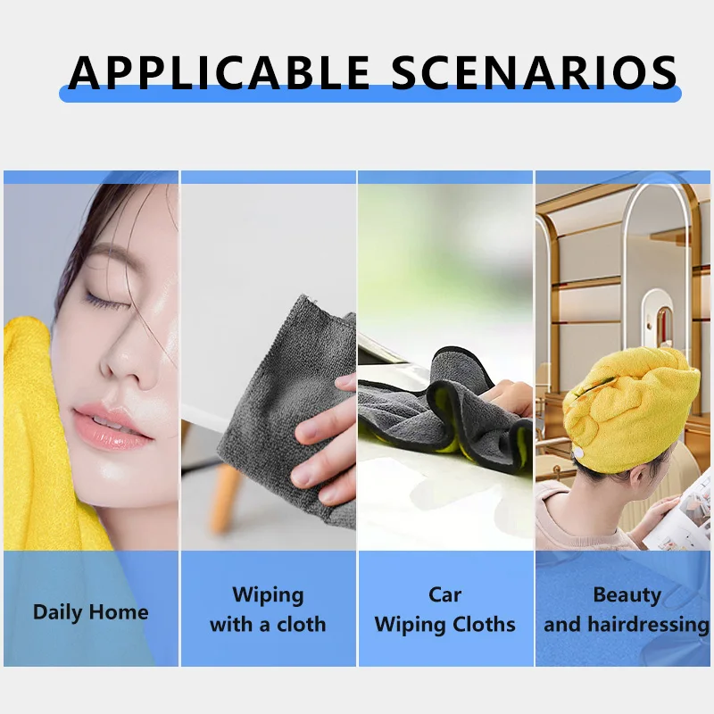 1 OR 3Pcs Car Wash Microfiber Towel 160x60CM Car Cleaning Drying Cloth Hemming Car Care Cloth Detailing Car Wash Towel 3