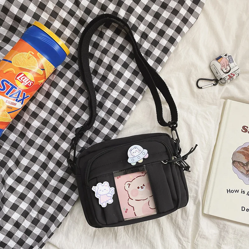 New Kawaii Bag Girls 2024 New JK Transparent Bag Small Crossbody Bag For Women Purses and Handbags Shoulder Bag Itabag Bolso 14