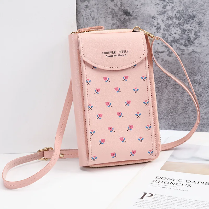 Small Crossbody Cell Phone Bags for Women, Leather Shoulder