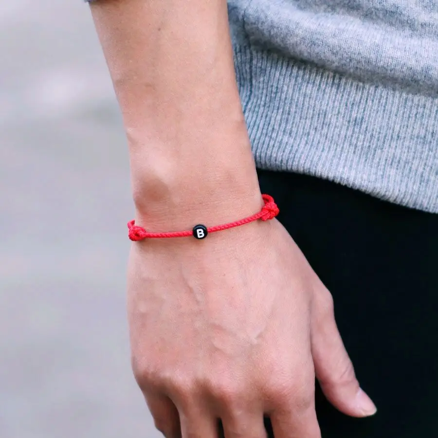 Handmade Red String Unisex Bracelet Adjustable Lucky Couple Gift