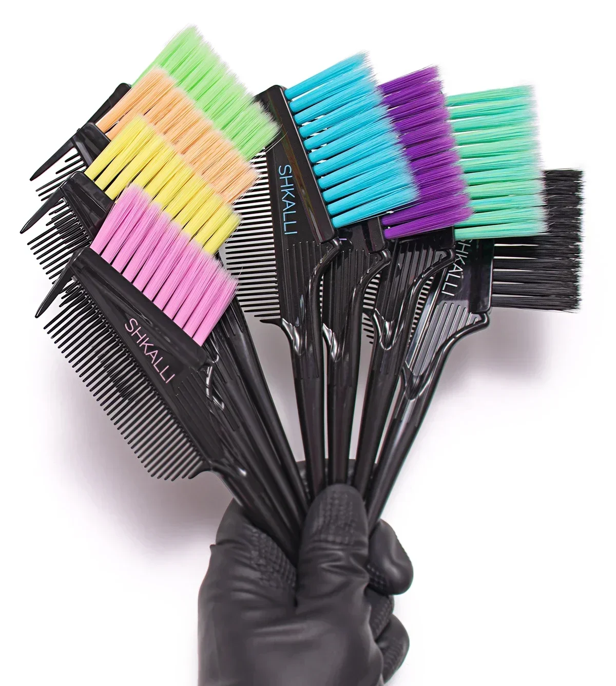 Brosse de teinture pour cheveux, 1 pièce, poils souples élégants, outil professionnel de teinture pour cheveux, brosse de coloration pour Salon de coiffure, bricolage, accessoires de brosse de barbier