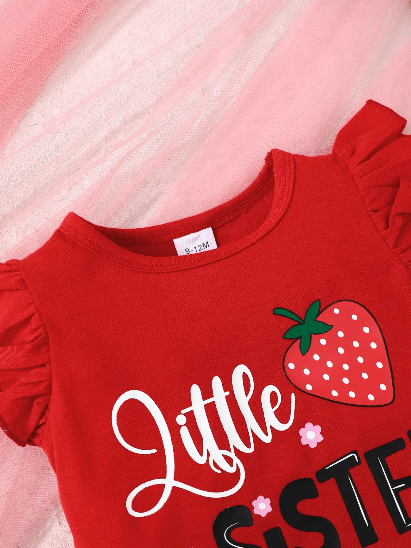 Fashion Summer Baby Girl 3PCS Outfit Set Letter Print Ruffle Sleeve T-Shirt + Shorts + Headband for 0-3Y Toddler Casual Clothes 3