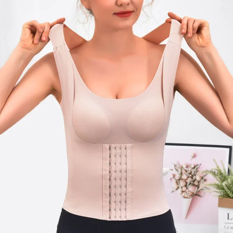 Soutien-gorge gainant 3-en-1 à boutons pour femme - Gaine amincissante pour la taille - Soutien-gorge sculptant - Gaine amincissante 3-en-1 pour le quotidien 1 Soutien-gorge gainant 3-en-1 à boutons pour femme - Gaine amincissante pour la taille - Soutien-gorge sculptant - Gaine amincissante 3-en-1 pour le quotidien 1