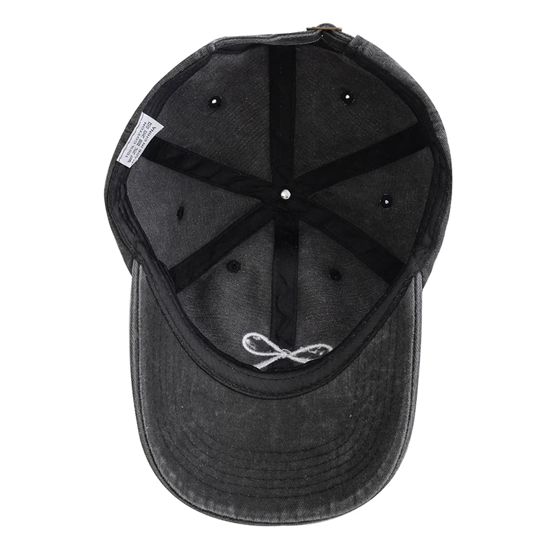 New Women Washed Cotton Cap Bow Knot Embroidery Vintage Baseball Cap Female Casual Outdoor Streetwear Dad Hats