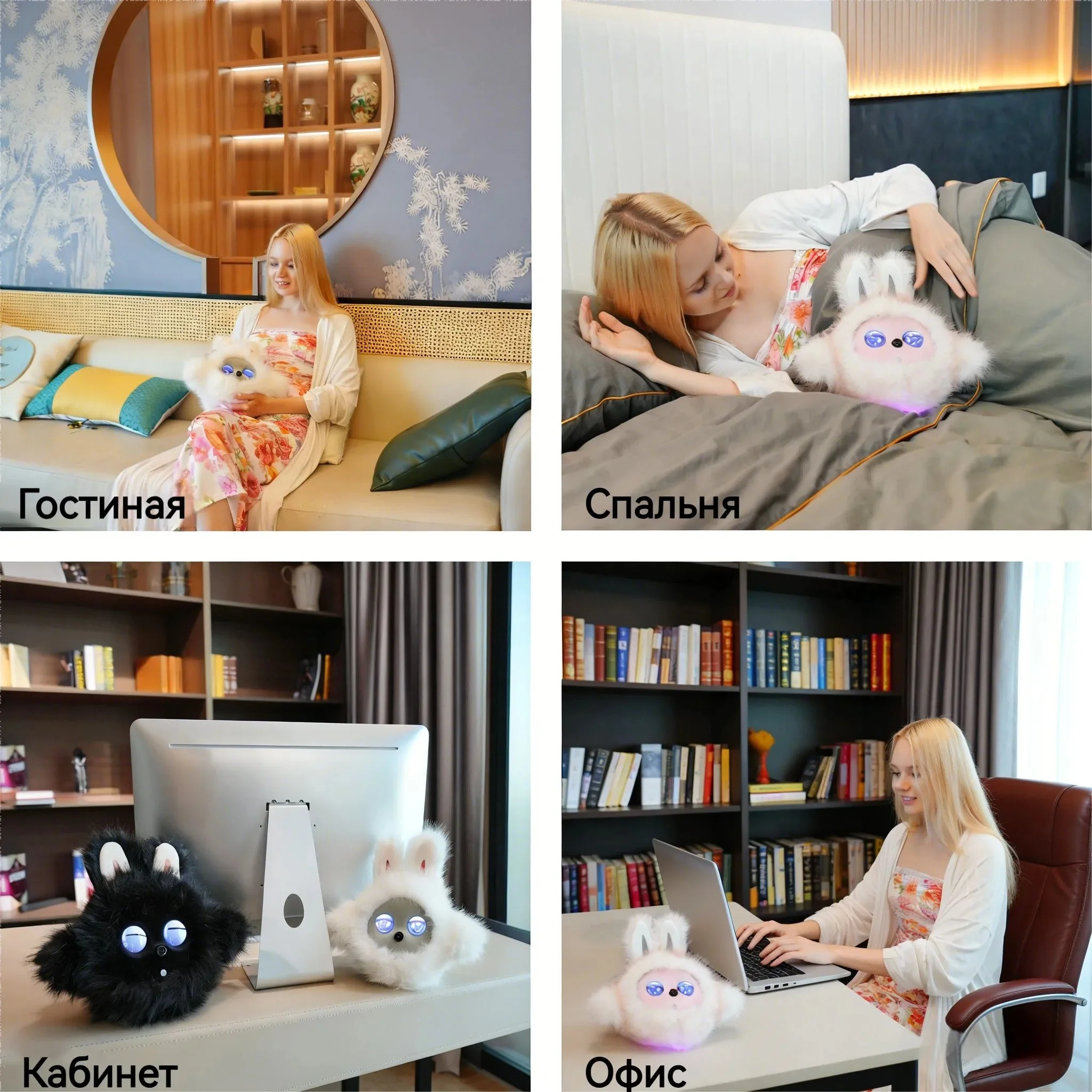 Kbao AI Cute Smart Desktop Toy, Companion Robot For Kids And Adults, ChatGPT Voice Interactive Electronic Pet Toy._voghion.com