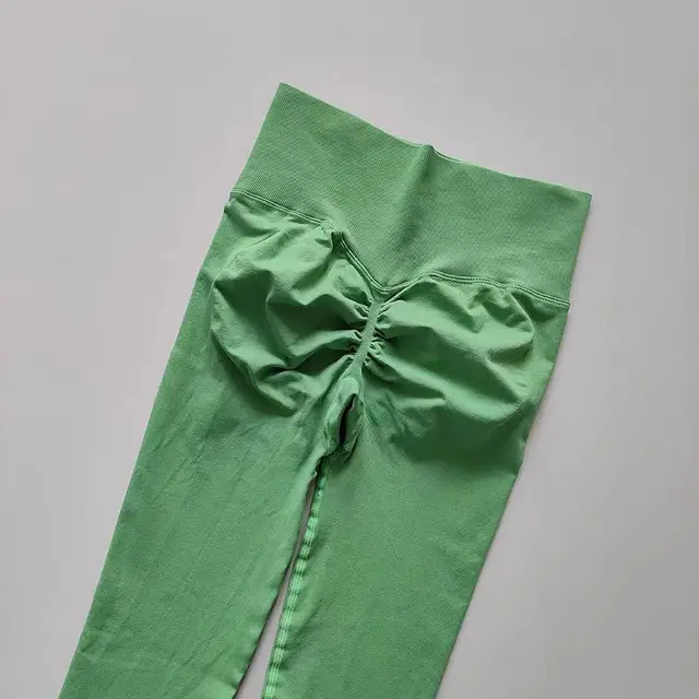 Leggings de yoga taille haute pour femmes, sans couture, effet push-up, pour le sport, le fitness, la course à pied, rehaussement des hanches, très élastiques, pour la gym