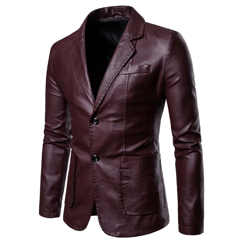 Mens Jackets Autumn and Winter Warm Coat Fashion Leather Jacket Men Clothing Jacket For Men Luxury