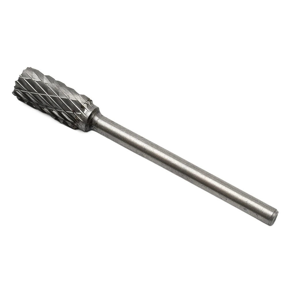 

New Practical Durable Burrs Part 1/8" Shank 1pc 3mm Shank Carbide Carving Bit Deburring Die Grinder Double Cut