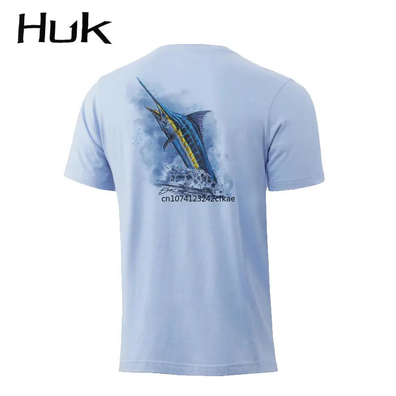 HUKFishingApparelMensSummerShortSleeveTShirtOutdoorUV