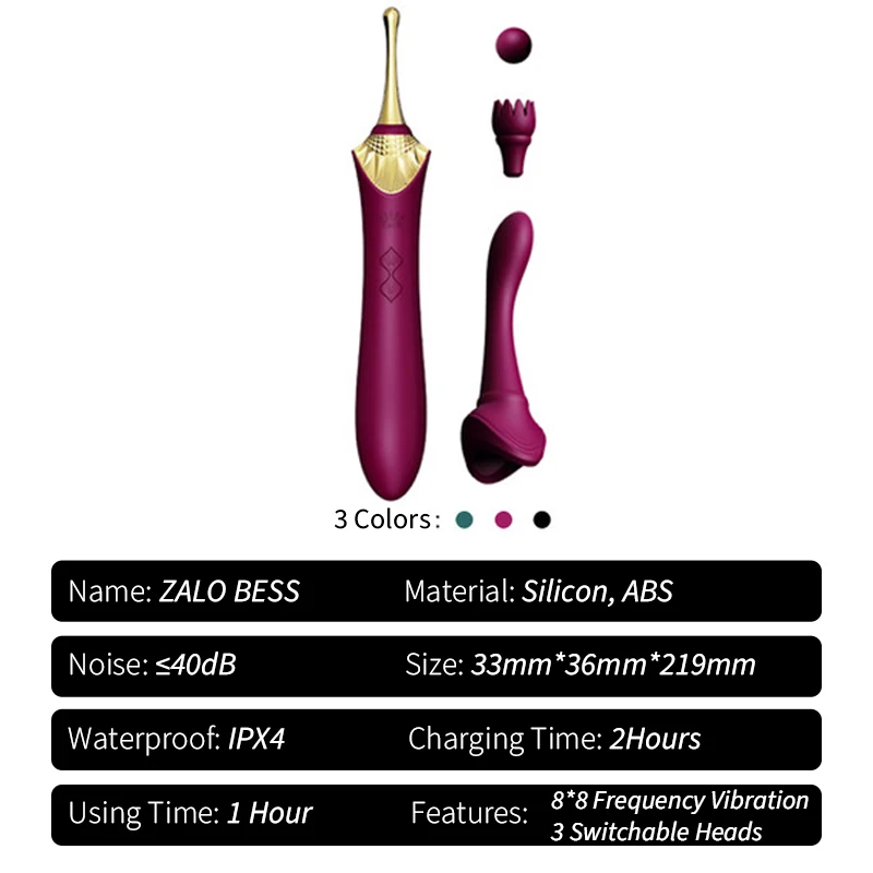 New BESS 2 Vibrators Exquisite Soft Silicone G-spot Clitoral Stimulation USB Double Motor Retro Adults Sex Toys for Women 18+