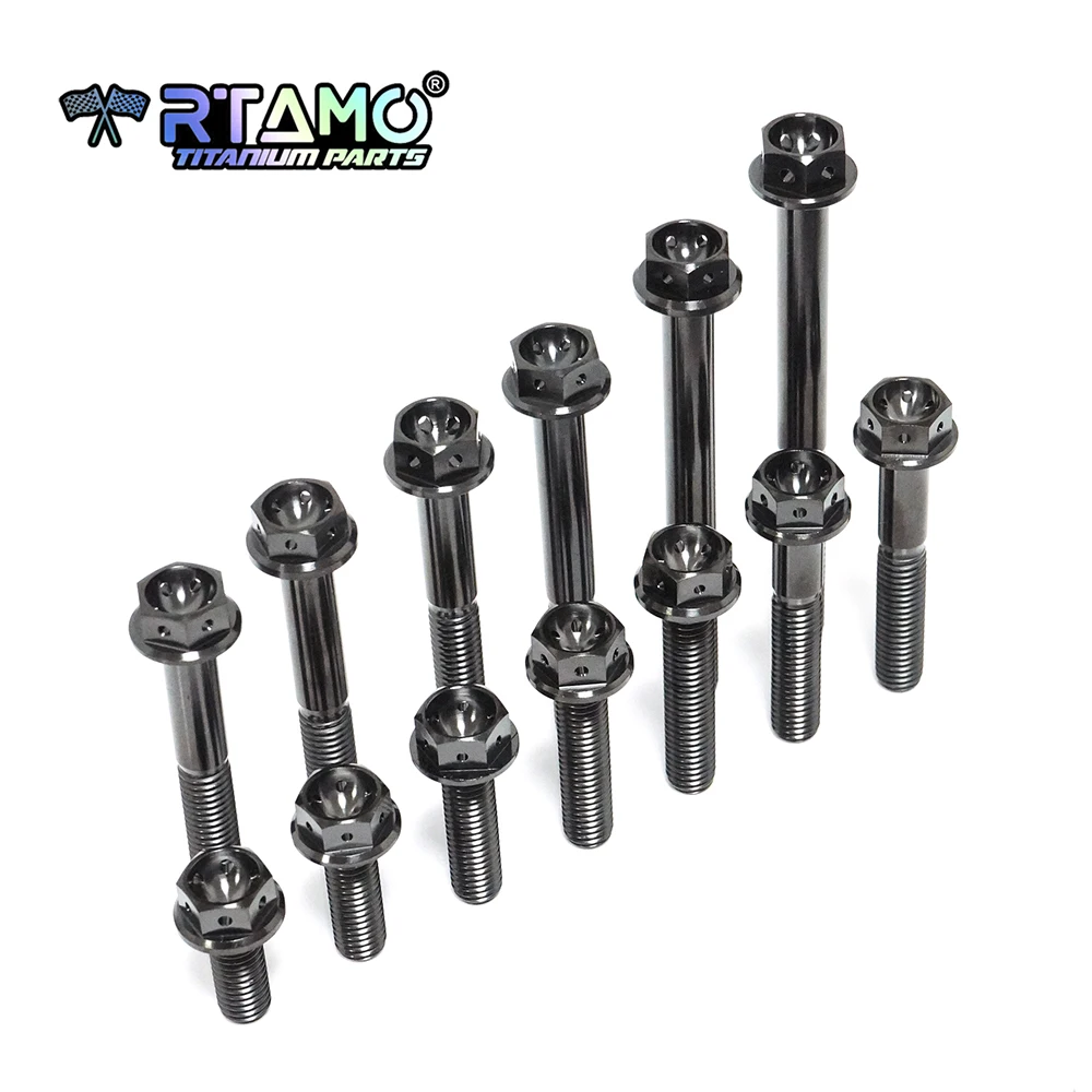 RTAMO M8X20/25/30/35/40/45/50/55/60/70/80チタンボルト フランジ付き