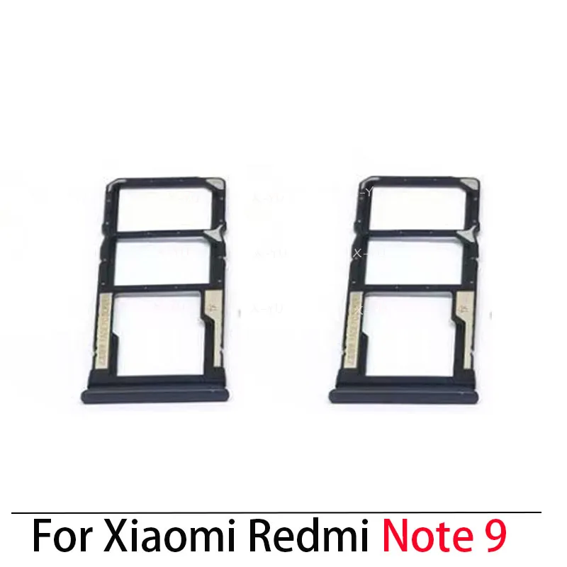 

50PCS For Xiaomi Redmi Note 9 Pro 9S SIM Card Tray Holder Slot Adapter Replacement Repair Parts