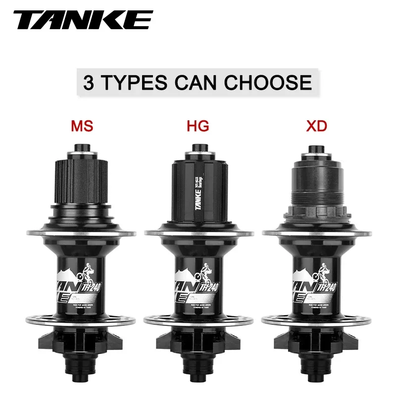 TANKE-MTB ハブ、36 穴 6 爪 108 クリック NBK、シールドベアリング