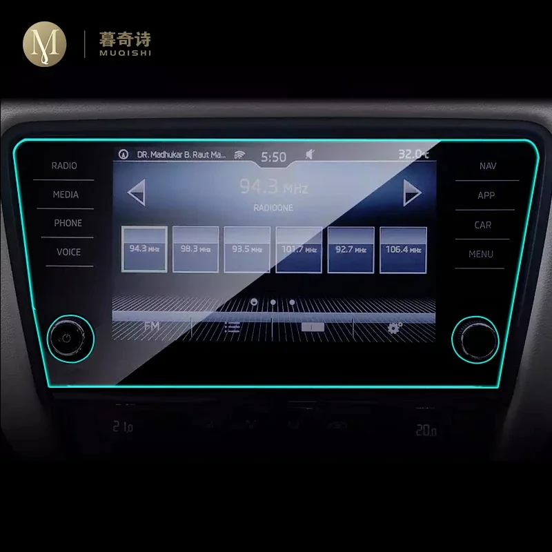 

8 inch For Skoda Octavia A7 2019 Car GPS navigation Protective film LCD screen TPU Protective film Screen protector decoration