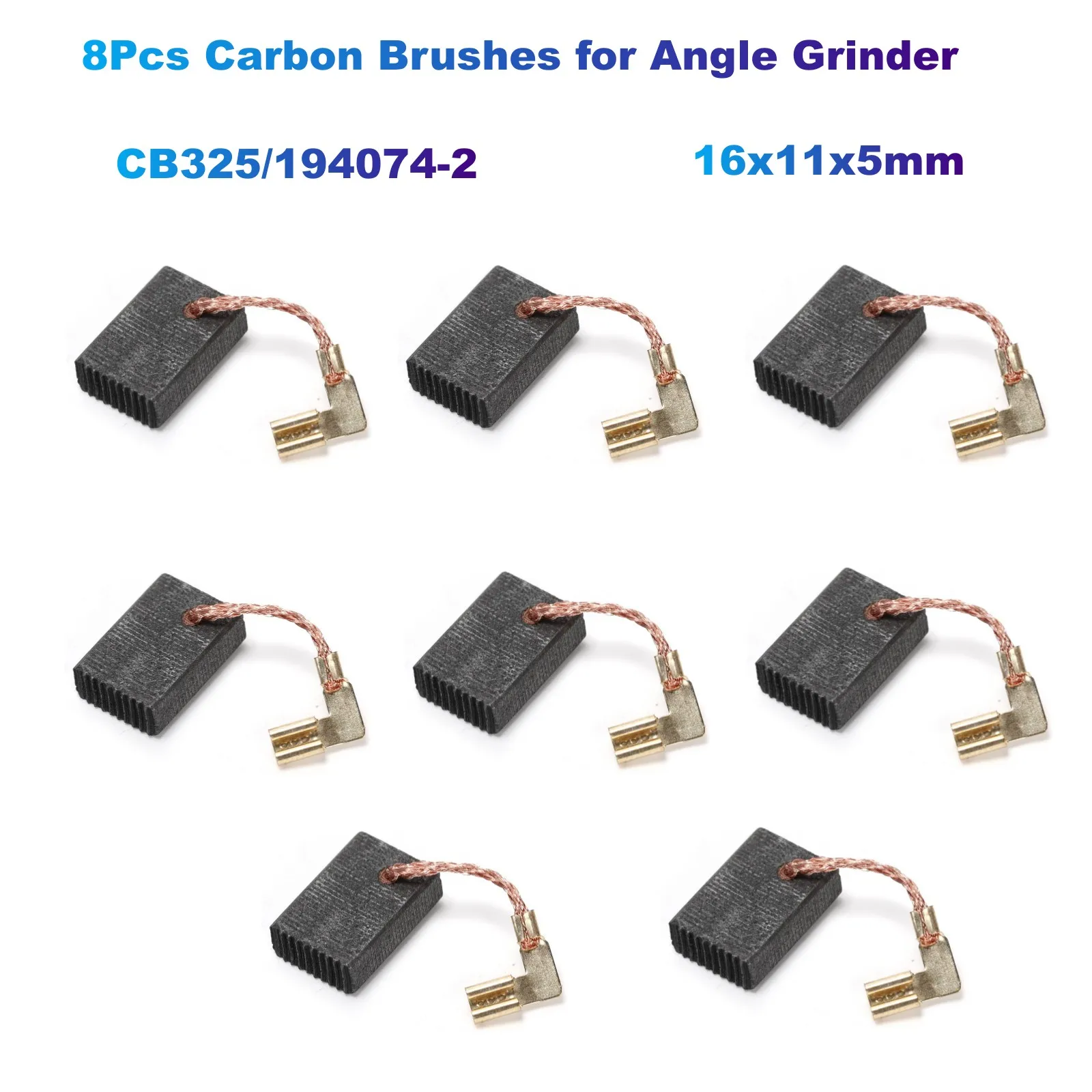 2 Pcs Motor Carbon Brushes for Makita 9553NB 9565CV 9560CV 9561CV 9564 9565 ⊕IK | UK