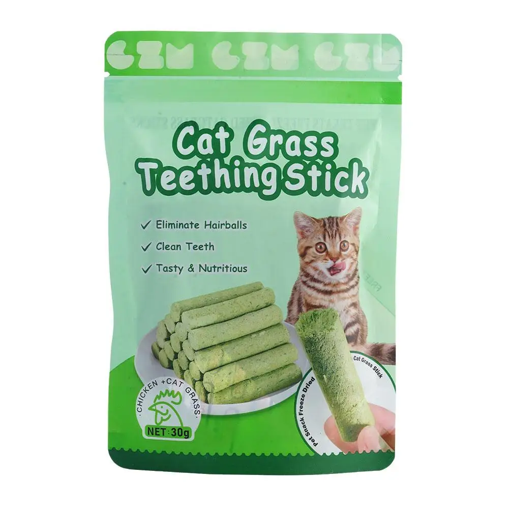 Cat Grass Teeth Grinding Stick Universal Natural Grass Stick Teeth Cat Rod Catnip Cleaning Toys Pet Molar Supplies A3P0 cat grass sticks