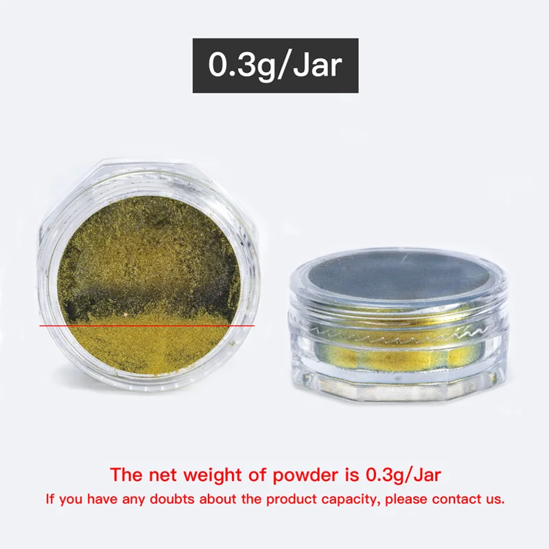 HNDO Silver White 3D Cat Eye Magnetic Powder Glitter Nail Art Fine Particles Effect for Gel Polish Manicure Design Pigment Dust