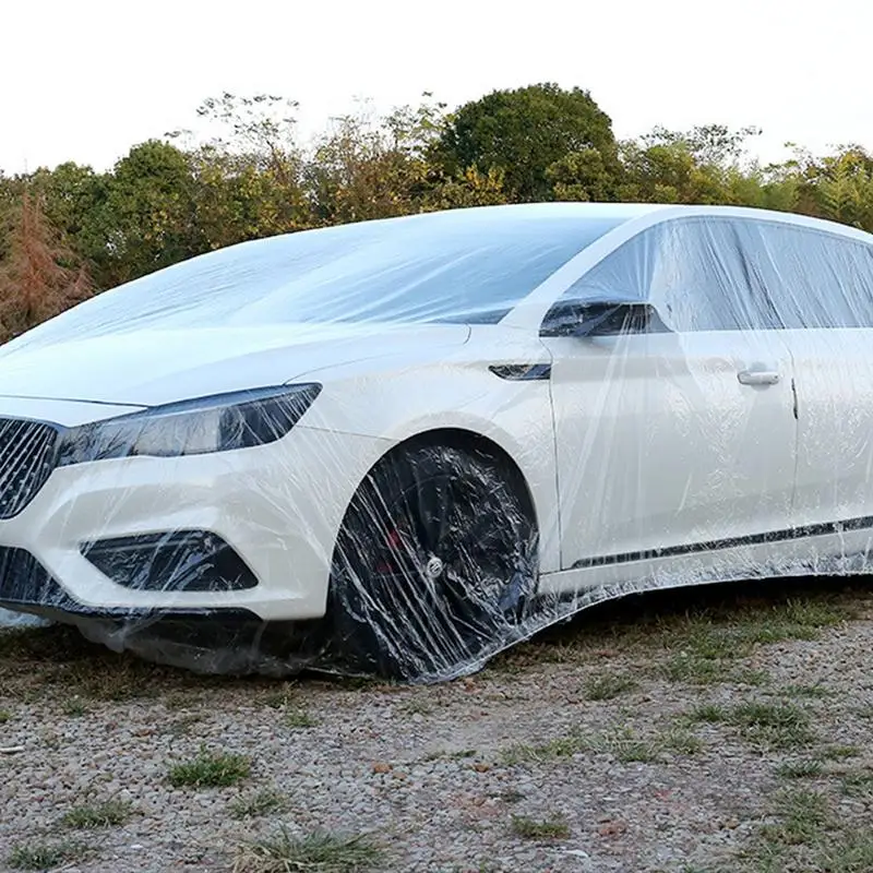

Универсальный автомобильный чехол на все сезоны, прочный прозрачный автомобильный чехол, защитный ваш автомобиль от элементов, аксессуары для хэтчбека
