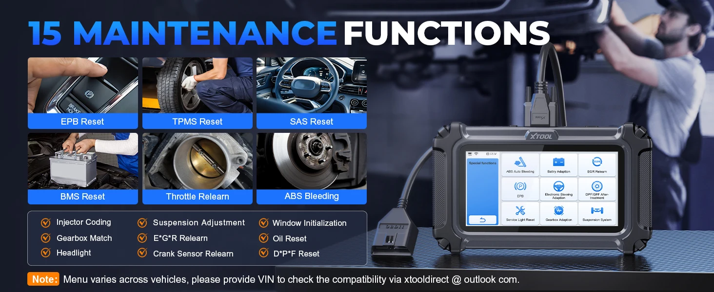 XTOOL D6 OBD2 Scanner Vollsystem-Diagnosegerät 15+ Reset-Dienste mit lebenslangen kostenlosen Updates Auto-VIN Integriertes CAN FD & FCA, Auto-Codeleser, Kfz-Scanner, OBD 2 Diagnose-Tool, 4-in-1 Live-Daten-Grafikierung, Auto-Scan, 64GB Speicher, 22 Sprachen – Detail 4